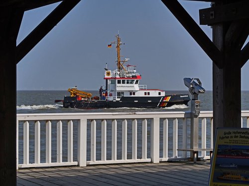 cuxhaven  old love  pier