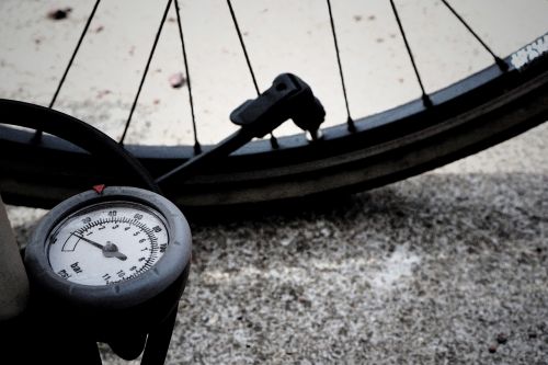 cycle flat tire point