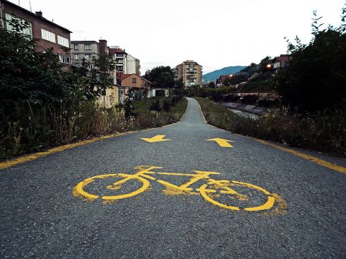 cycling path bike commuting