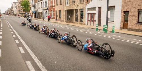 cyclist handbike speed