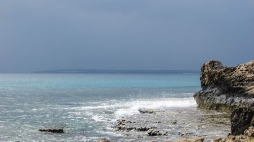 cyprus ayia napa rocky coast
