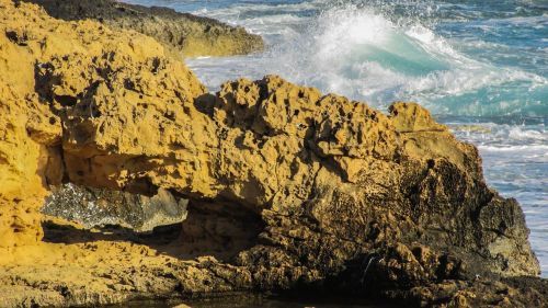 cyprus ayia napa rocky coast