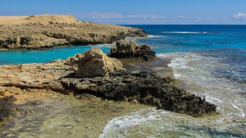 cyprus cavo greko rocky coast