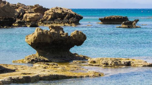 cyprus kapparis rocky coast