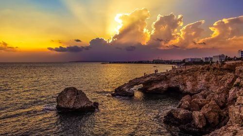 cyprus ayia napa lover's bridge