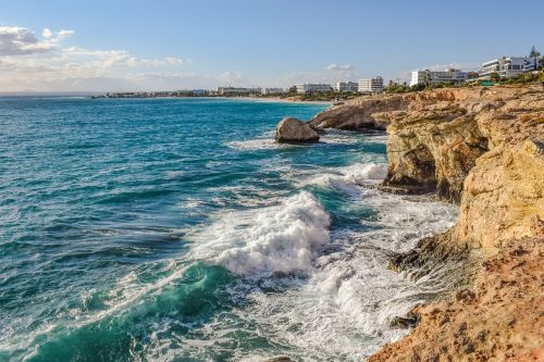 cyprus ayia napa coastline