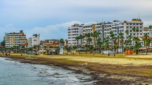 cyprus  larnaca  town beach