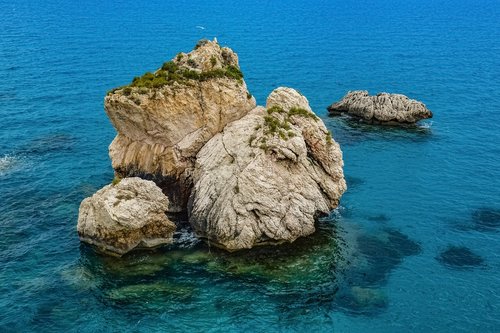 cyprus  aphrodite's rock  rock
