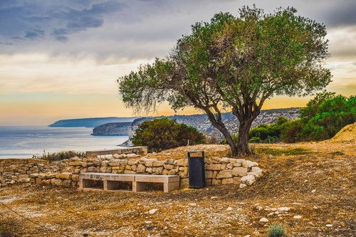 cyprus  kourion  landscape