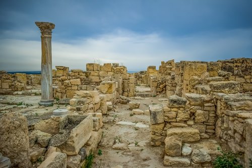 cyprus  kourion  landscape