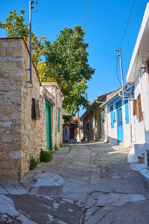 cyprus  village  alley