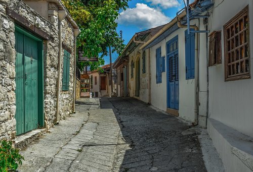 cyprus  omodos  village
