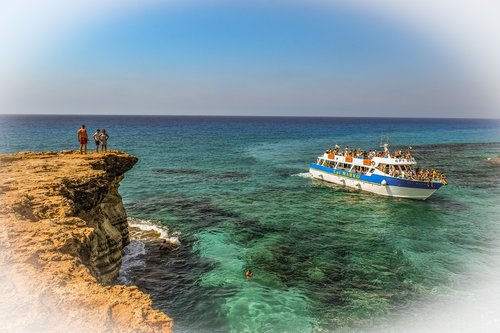 cyprus  cavo greko  sea caves