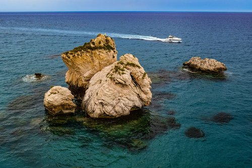 cyprus  aphrodite's rock  rock
