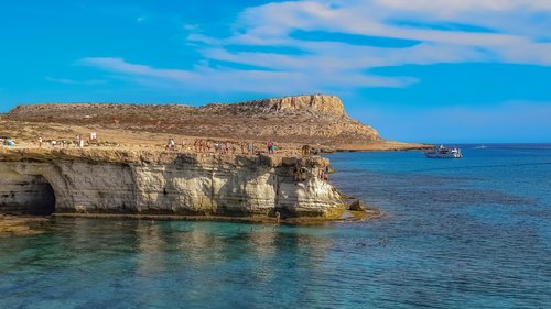 cyprus  cavo greko  sea caves