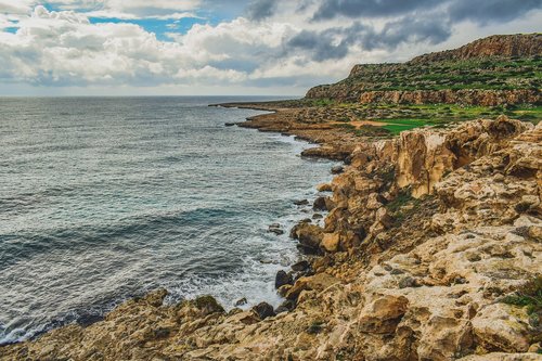 cyprus  cavo greko  landscape