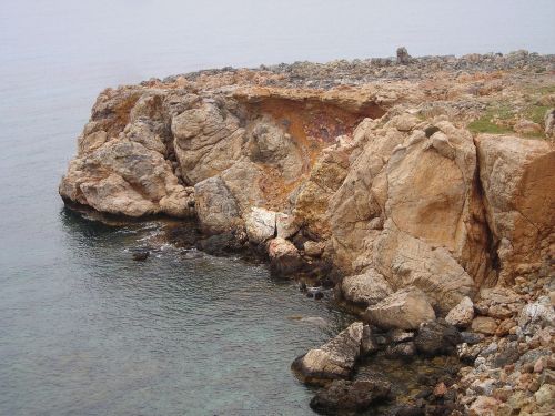 cyprus rocky coast coast