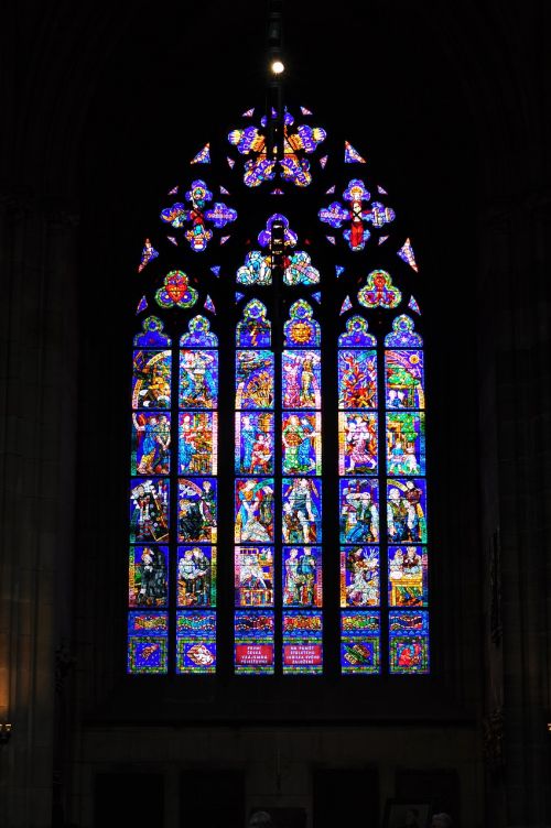 czech prague stained glass