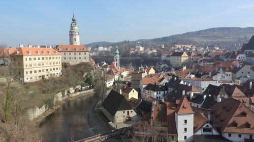 czech krumlov  castle  unesco