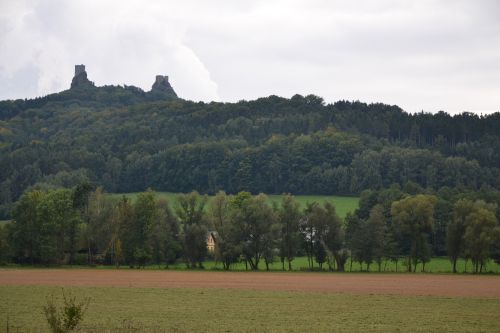 czech republic trosky castle castle