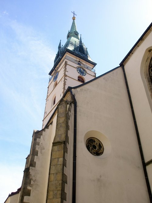 czechia  tower  jindřichův hradec
