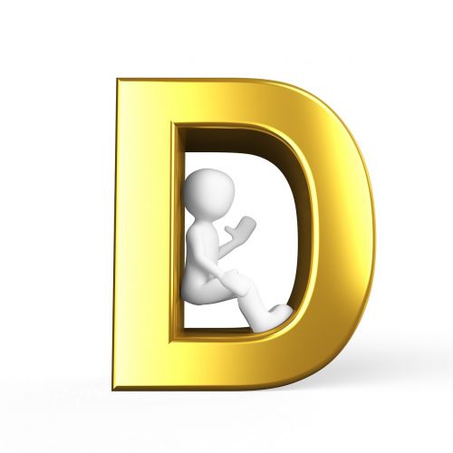 d letter alphabet