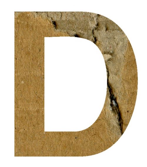 d alphabet letter