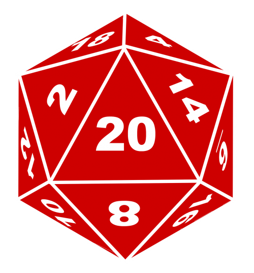 d20 dice dungeons dragons