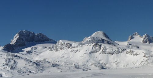 dachstein  winter  panorama