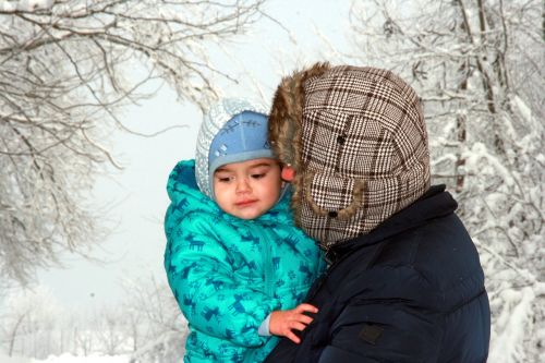 dad son hug