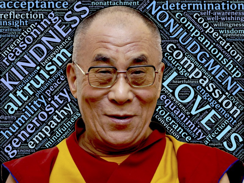 dalai lama holiness love