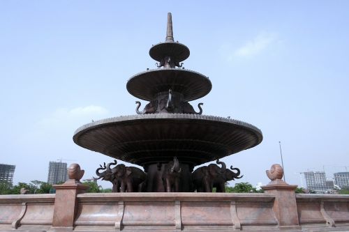 dalit prerna sthal memorial fountain