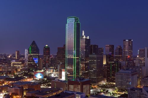 dallas skyline cityscape