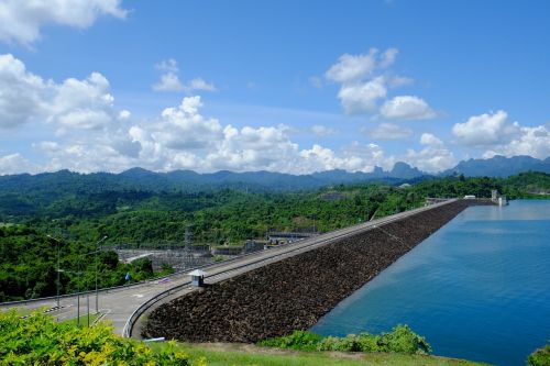 dam landscape water