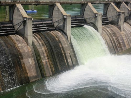 dam water mass