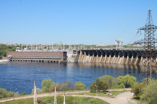 dam  the dnieper  hydroelectric