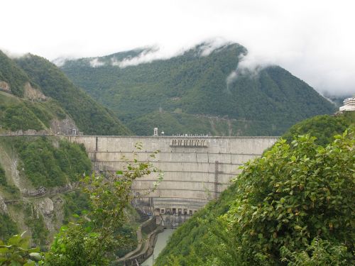 dam landscape nature