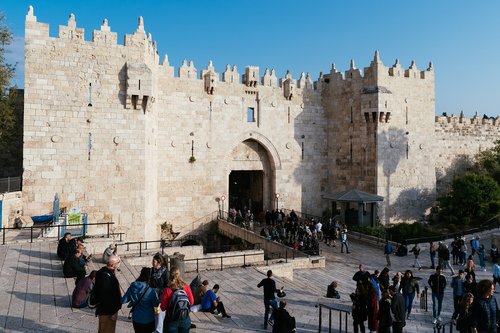 damascus gate  israel  ancient
