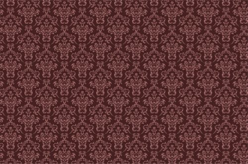 damask brown pattern