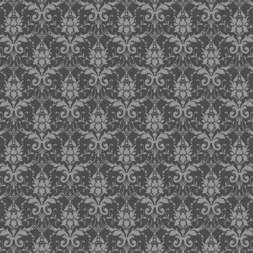 Damask Pattern Background Grey