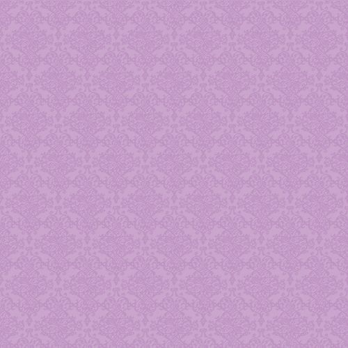 Damask Pattern Wallpaper Lavender