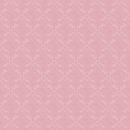 Damask Pattern Wallpaper Pink