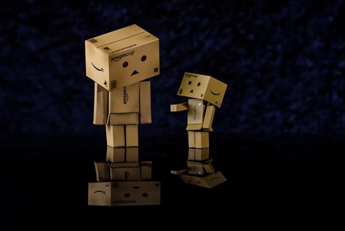 danbo  mom and child  figures
