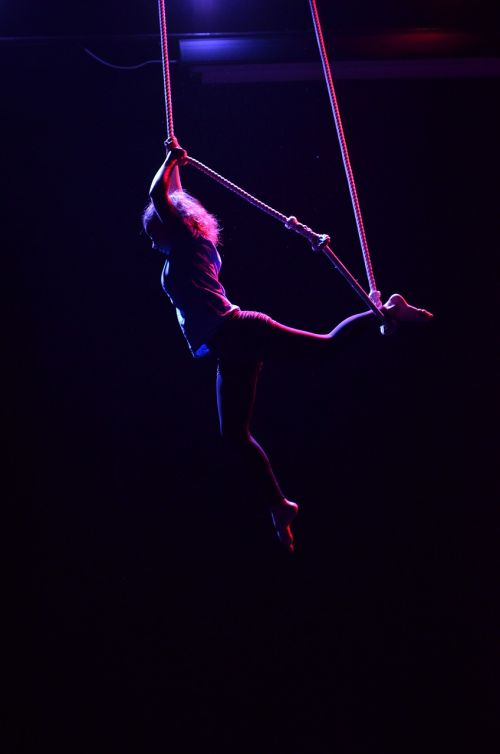 dance trapeze dark