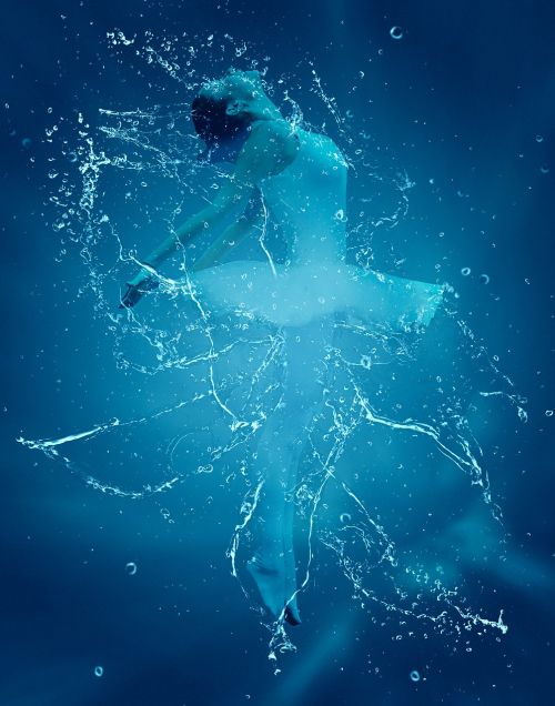 dancer ballet underwater