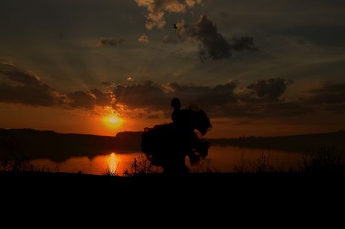 dancer dress sunset