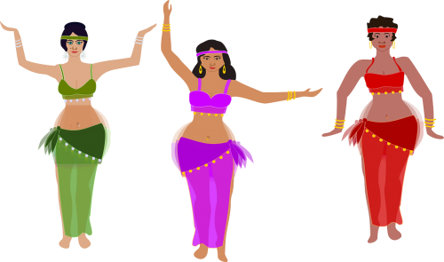 dancing women oriental