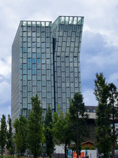 dancing towers skyscraper glass