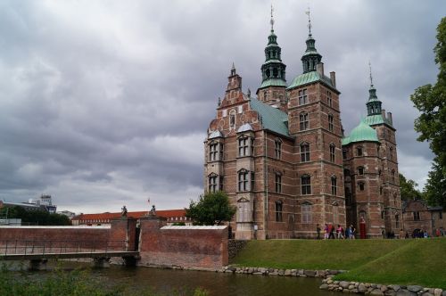 dänermark castle grey sky