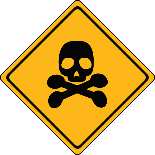 danger toxic panel